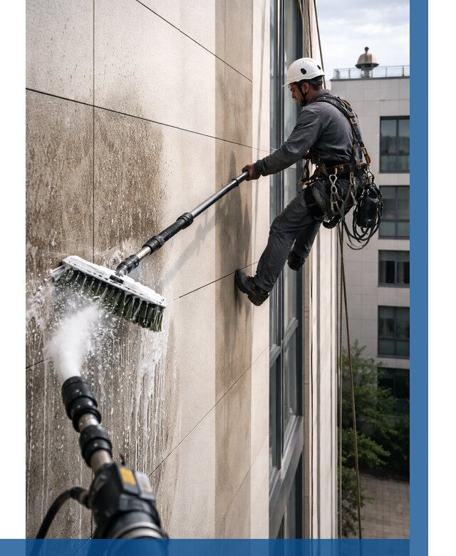 Мойка фасада из керамогранита в Севастополе от 310 р. | ВЫСОТНИК-Сев