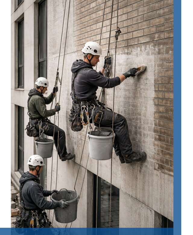 Удаление высолов с фасада в Севастополе от 258 р. | ВЫСОТНИК-Сев