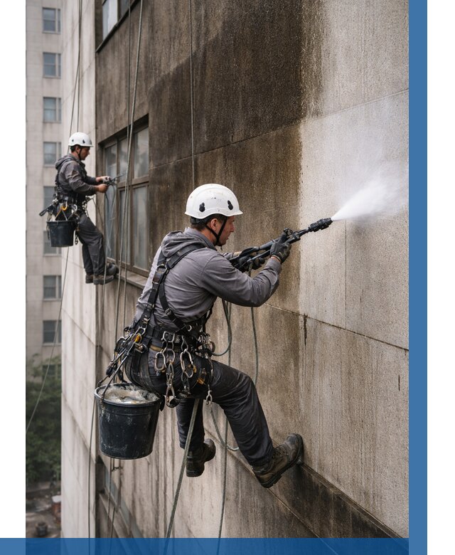 Очистка фасада от копоти в Севастополе от 258 р. | ВЫСОТНИК-Сев