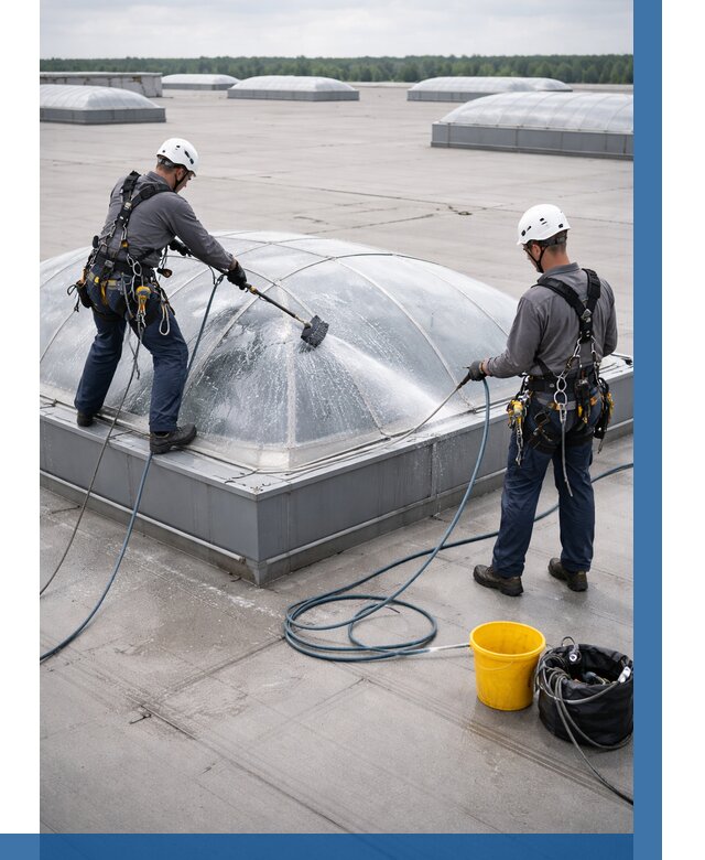 Мойка зенитных фонарей в Севастополе, заказать от 4644 р. | ВЫСОТНИК-Сев