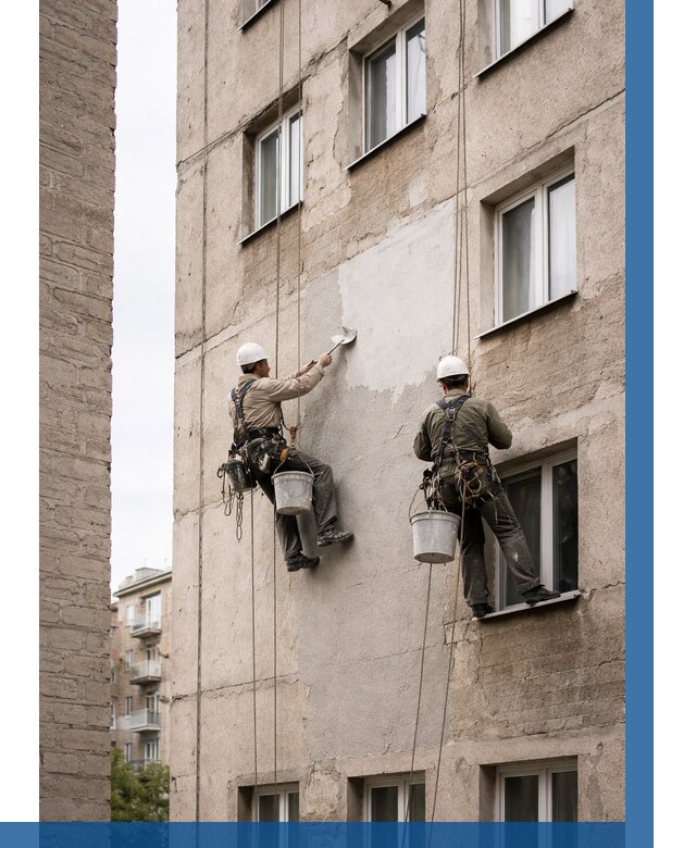 Косметический ремонт фасада в Севастополе от 1135 р. | ВЫСОТНИК-Сев