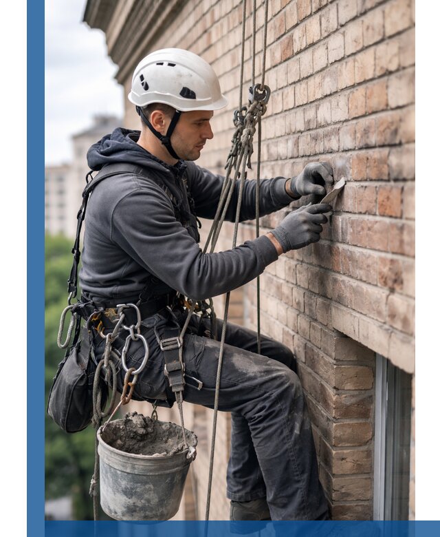 Качественный ремонт кирпичной кладки фасада в Севастополе с гарантией