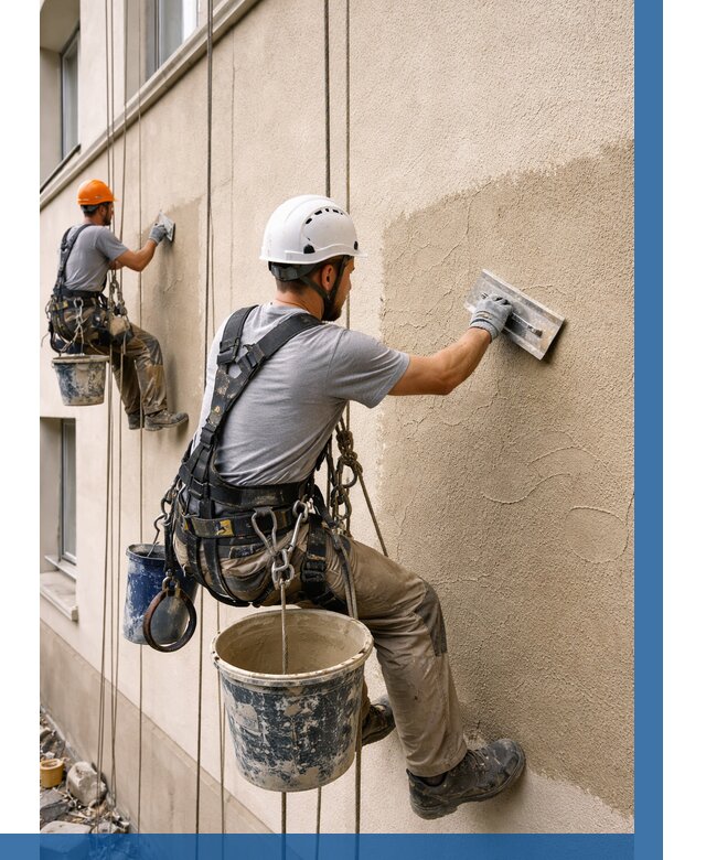 Декоративная штукатурка фасада в Севастополе от 1239 р. | ВЫСОТНИК-Сев