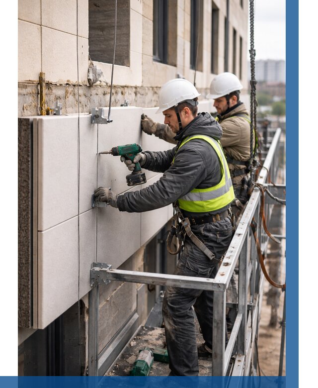 Монтаж фасадных термопанелей в Севастополе от 1548 р. | ВЫСОТНИК-Сев