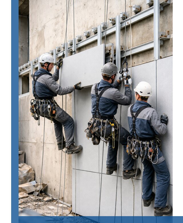 Монтаж вентилируемого фасада в Севастополе под ключ с гарантией качества