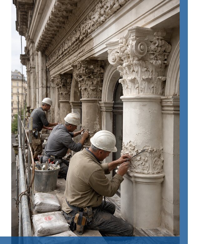 Реставрация фасадной лепнины в Севастополе от 2580 р. | ВЫСОТНИК-Сев