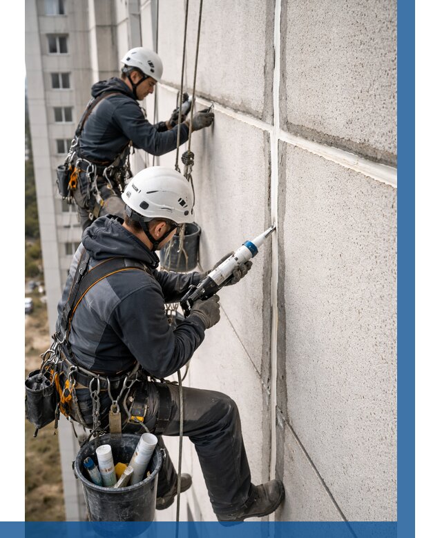 Герметизация межпанельных швов в Севастополе от 722 р. | ВЫСОТНИК-Сев