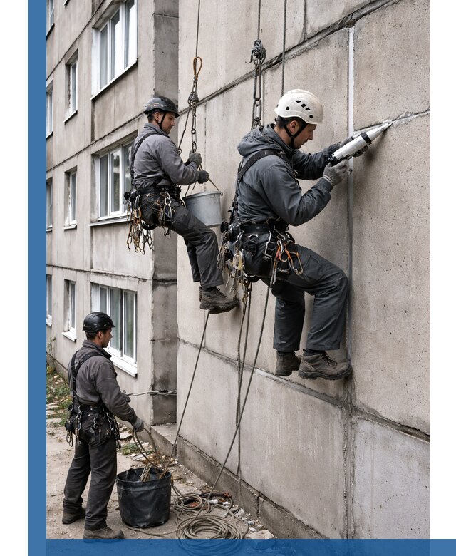 Герметизация межпанельных швов в Севастополе с гарантией герметичности