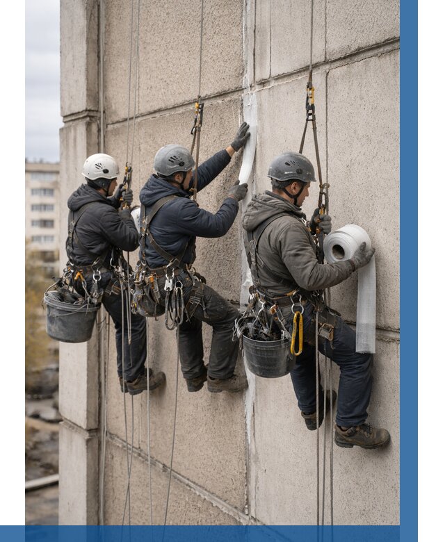 Ремонт межпанельных швов в Севастополе от 774 р. | ВЫСОТНИК-Сев