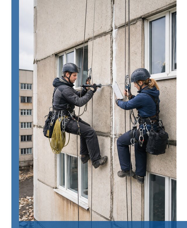 Герметизация межпанельных швов тёплым швом в Севастополе
