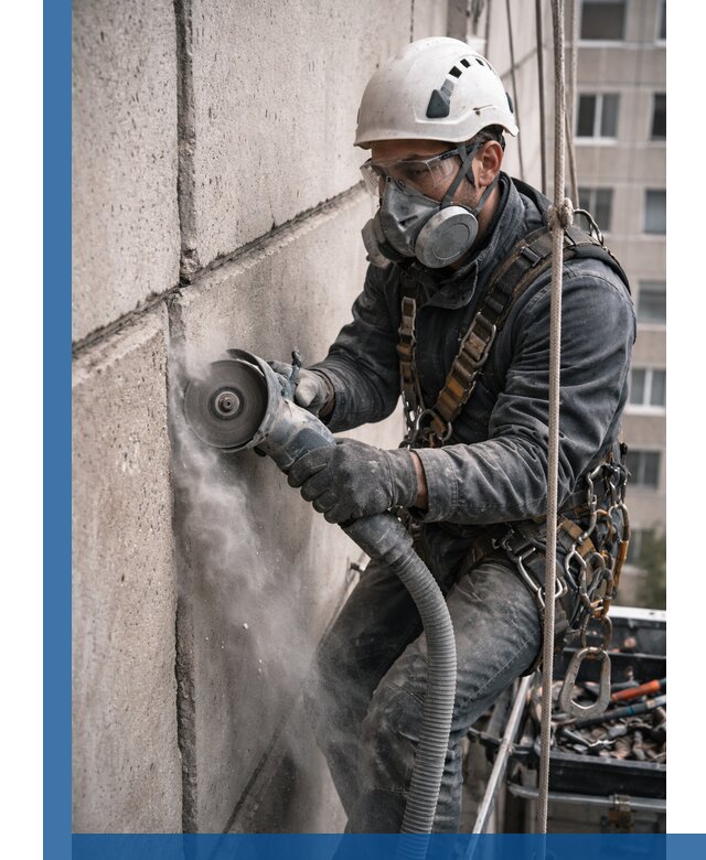 Штробление межпанельных швов в Севастополе качественно и быстро