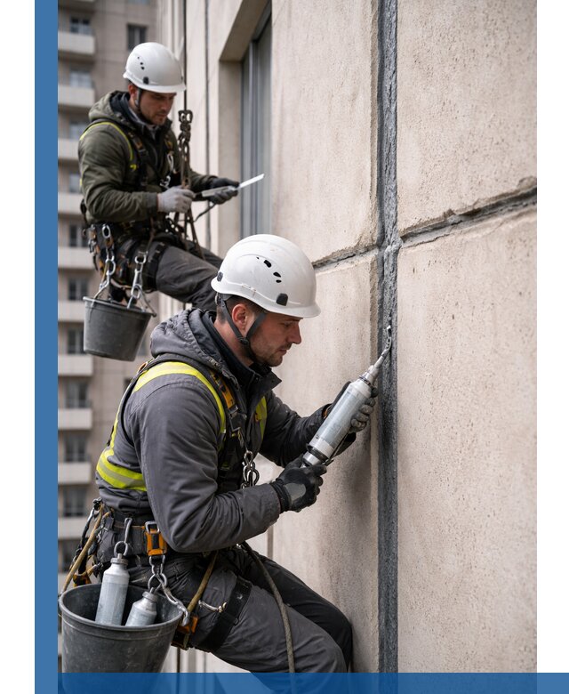 Герметизация деформационных швов фасада в Севастополе качественно