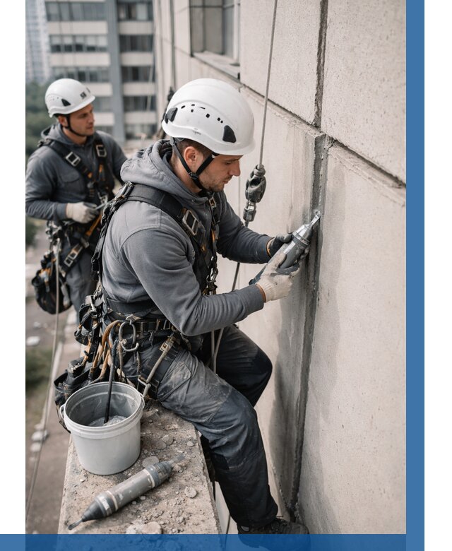 Ремонт деформационных швов здания в Севастополе от 1032 р. | ВЫСОТНИК-Сев