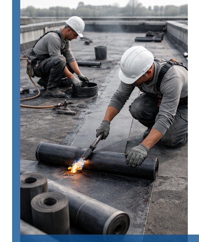 Ремонт рулонной кровли в Севастополе герметизация и восстановление