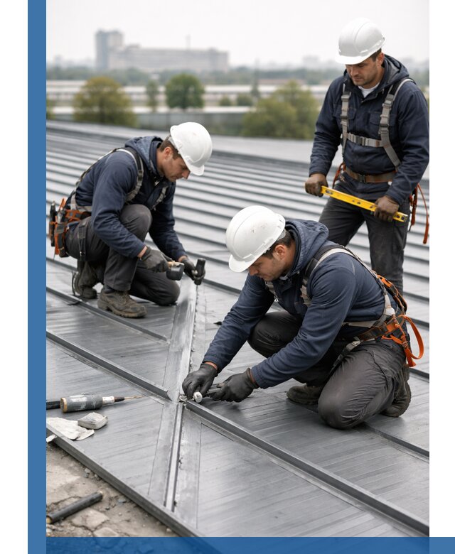 Ремонт фальцевой кровли в Севастополе срочно и качественно