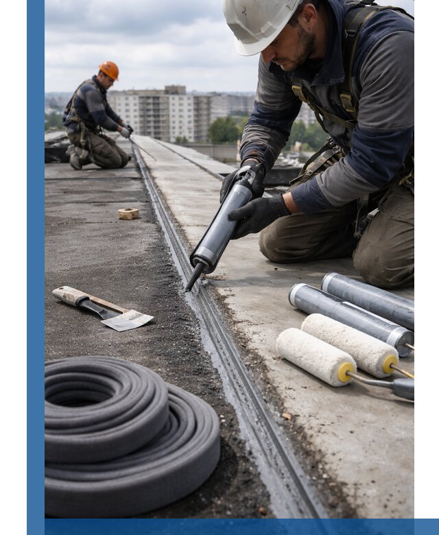 Герметизация швов кровли в Севастополе с гарантией герметичности