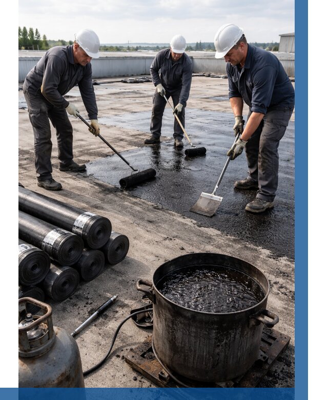 Гидроизоляция кровли мастикой в Севастополе от 619 р. | ВЫСОТНИК-Сев