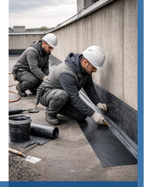 Гидроизоляция примыканий на кровле в Севастополе от 929 р. | ВЫСОТНИК-Сев