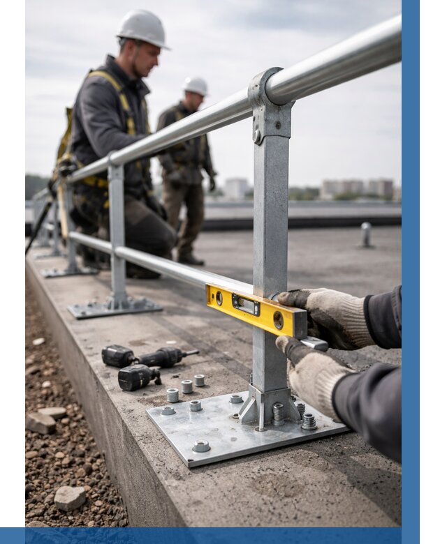 Монтаж кровельного ограждения в Севастополе от 1239 р. | ВЫСОТНИК-Сев