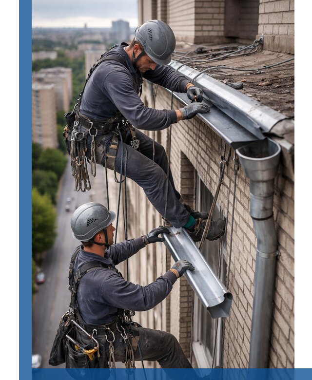 Ремонт водосточных желобов в Севастополе, быстро и качественно