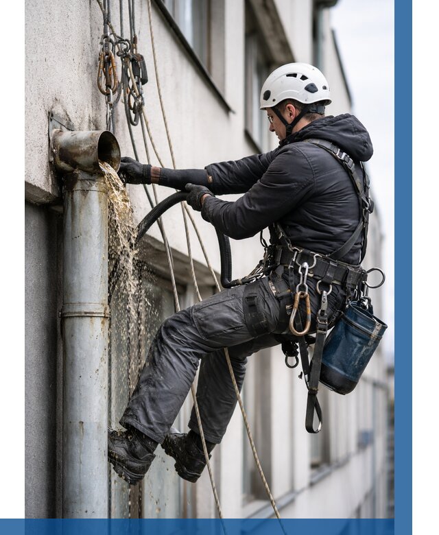 Прочистка водосточных труб в Севастополе от 3612 р. | ВЫСОТНИК-Сев