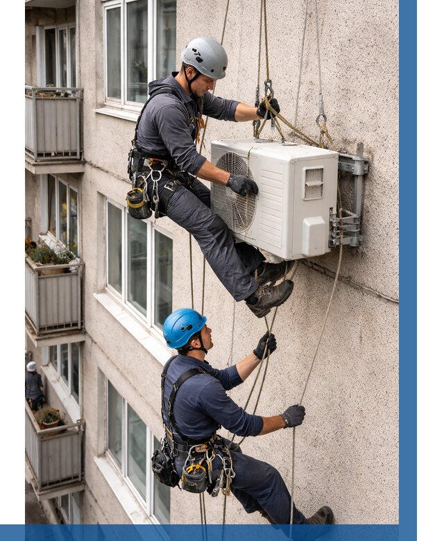 Перенос внешнего блока кондиционера в Севастополе от 9289 р.| ВЫСОТНИК-Сев