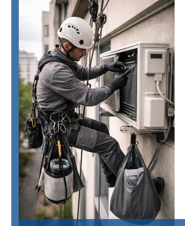 Обслуживание внешнего блока кондиционера в Севастополе профессионально