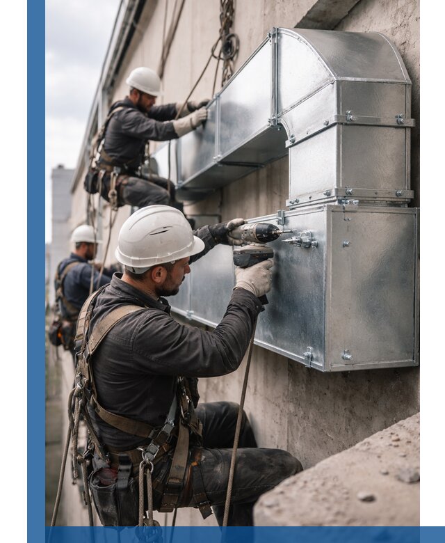 Профессиональный монтаж вентиляционных коробов в Севастополе под ключ