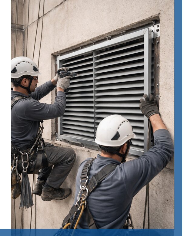 Монтаж вентиляционных решеток в Севастополе от 4644 р. | ВЫСОТНИК-Сев