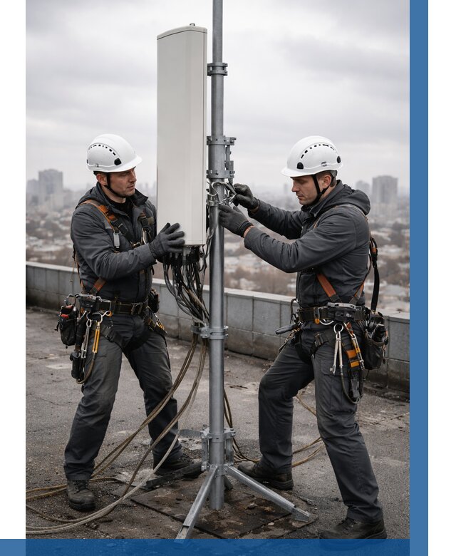 Монтаж антенн связи на крыше в Севастополе от 8773 р. | ВЫСОТНИК-Сев