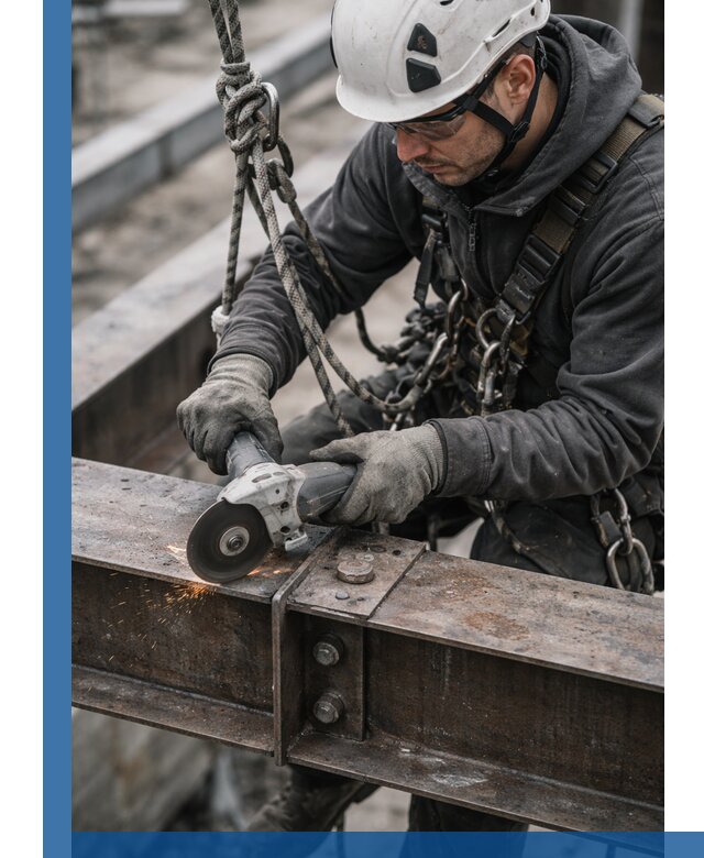 Резка металла на высоте в Севастополе для зданий и конструкций