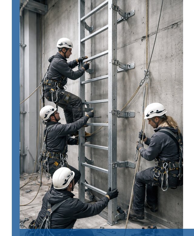 Монтаж металлических лестниц в Севастополе под ключ со гарантией