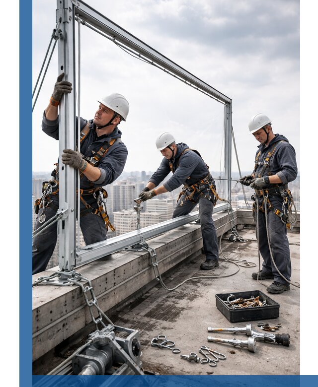 Монтаж крышных рекламных конструкций под ключ в Севастополе