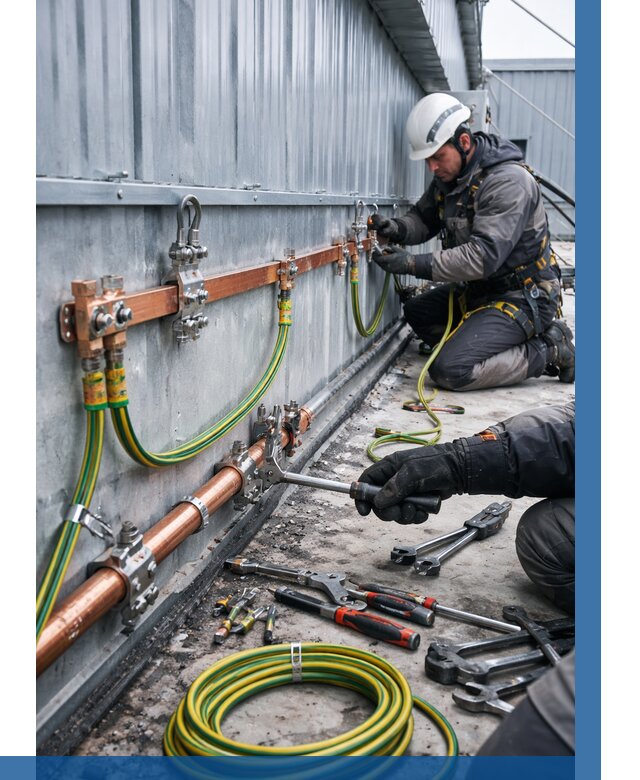 Монтаж заземления здания в Севастополе от 25803 р. | ВЫСОТНИК-Сев