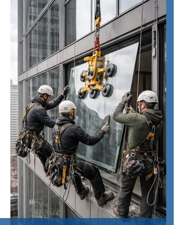 Фасадное остекление зданий под ключ в Севастополе от 10321 р. | ВЫСОТНИК-Сев