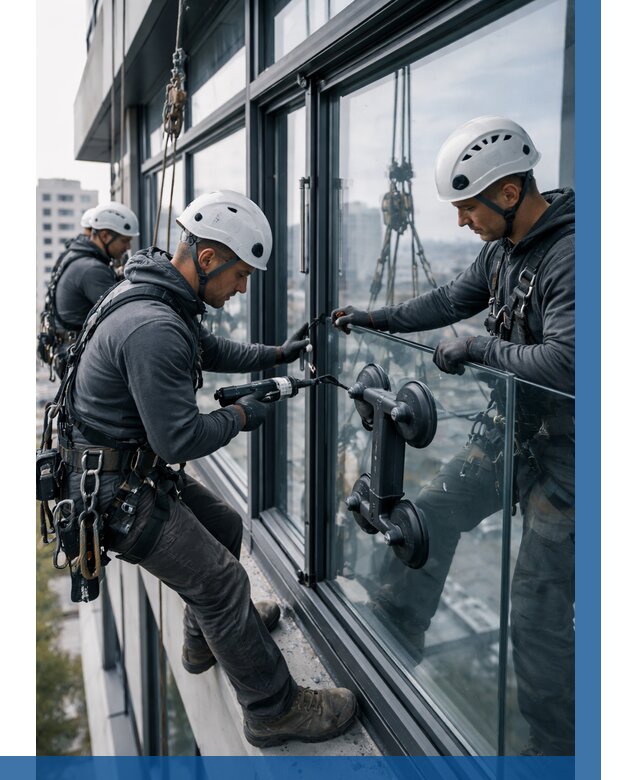 Витражное остекление зданий в Севастополе от 3612 р. | ВЫСОТНИК-Сев