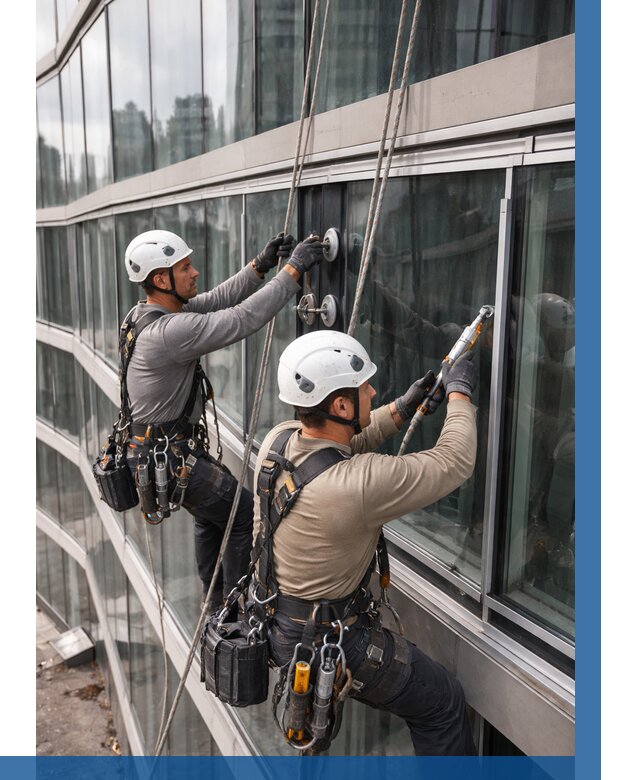 Радиусное остекление фасада в Севастополе от 12385 р. | ВЫСОТНИК-Сев