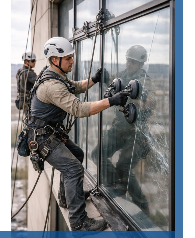 Замена стекла в витраже в Севастополе под ключ от 8773 р. | ВЫСОТНИК-Сев