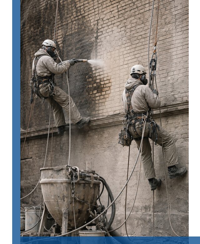 Пескоструйная очистка фасадов в Севастополе профессионально