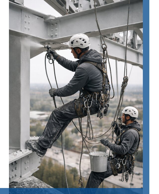 Покраска металлоконструкций на высоте в Севастополе 361 р |ВЫСОТНИК-Сев
