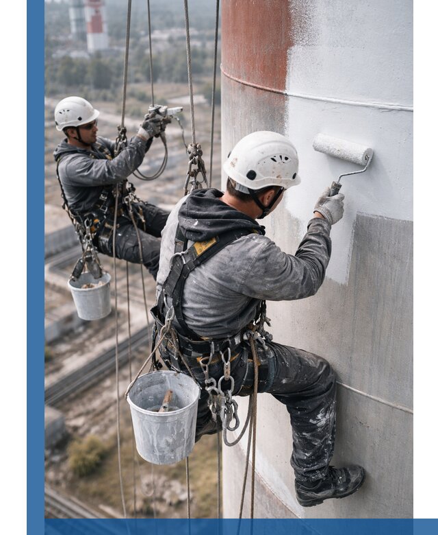 Покраска дымовых труб в Севастополе: антикоррозийная защита и восстановление
