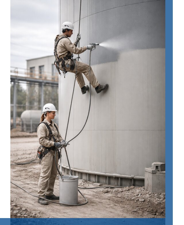 Покраска резервуаров в Севастополе от 1239 р. | ВЫСОТНИК-Сев — заказать