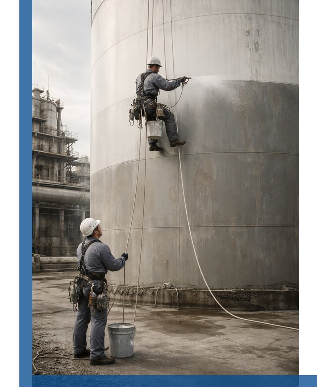 Покраска стальных резервуаров и емкостей в Севастополе профессионально