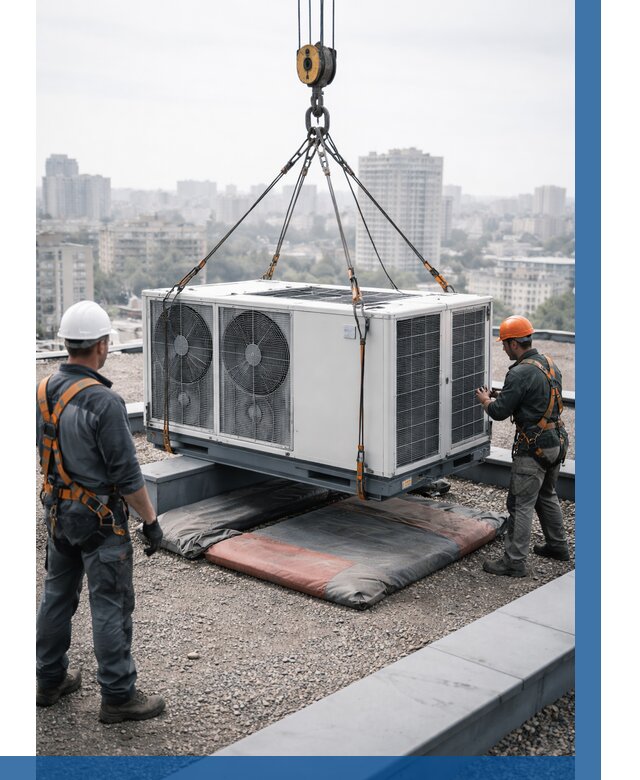 Подъем груза на крышу в Севастополе от 5161 р. | ВЫСОТНИК-Сев заказать