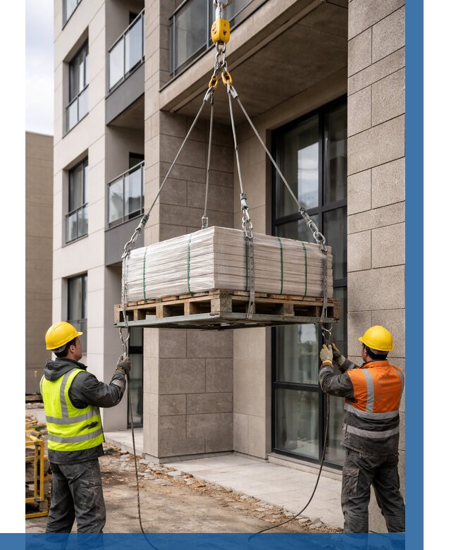 Подъем керамогранита на этаж в Севастополе от 3612 р. | ВЫСОТНИК-Сев