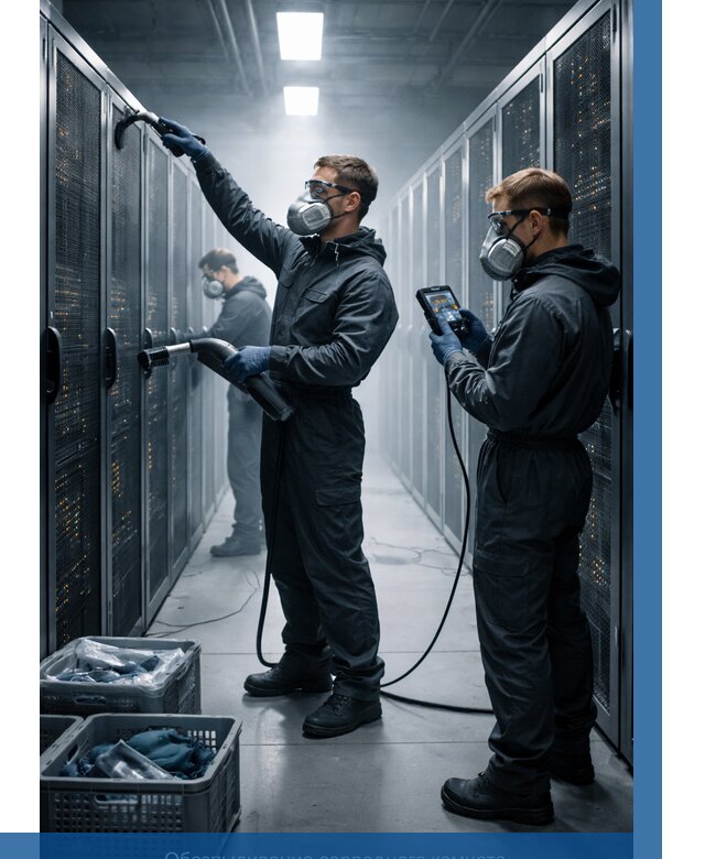 Обеспыливание серверной комнаты в Севастополе от 4644 р. | ВЫСОТНИК-Сев