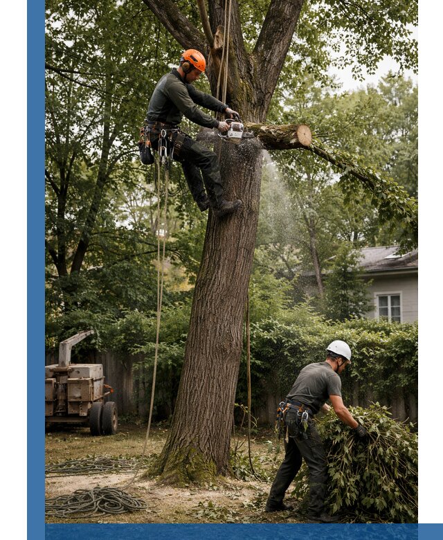 Кронирование деревьев в Севастополе, безопасная высотная обрезка