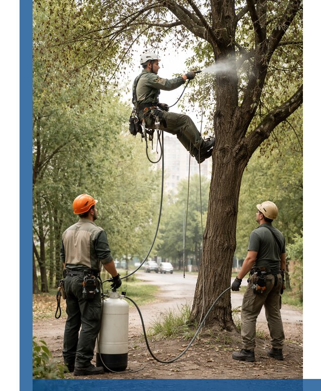 Обработка деревьев от вредителей в Севастополе профессиональная защита