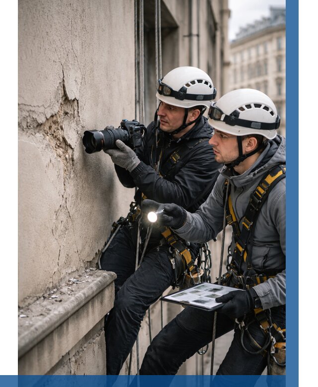 Фотофиксация дефектов фасада в Севастополе от 4644 р. | ВЫСОТНИК-Сев