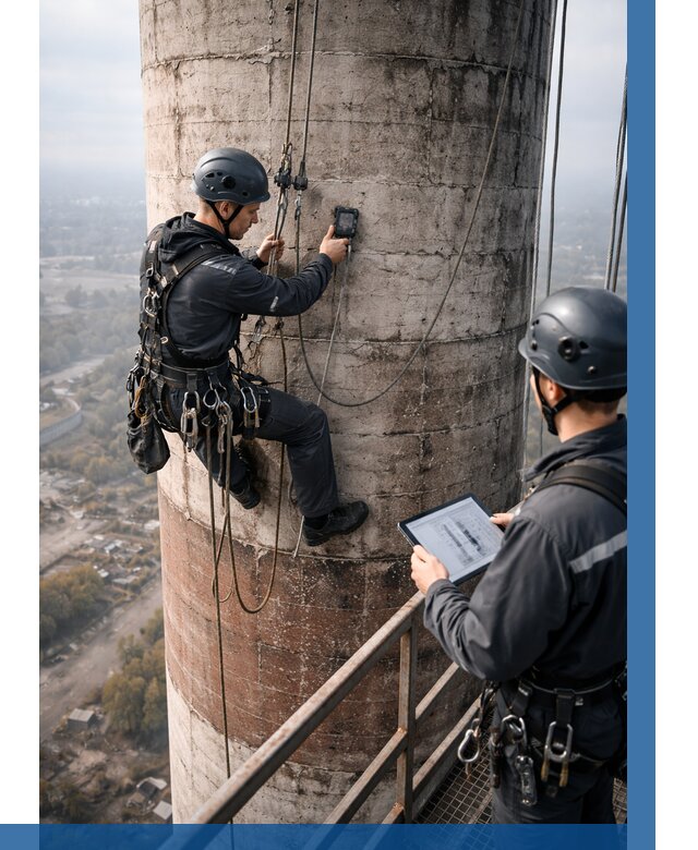Обследование дымовой трубы в Севастополе от 8257 р. | ВЫСОТНИК-Сев